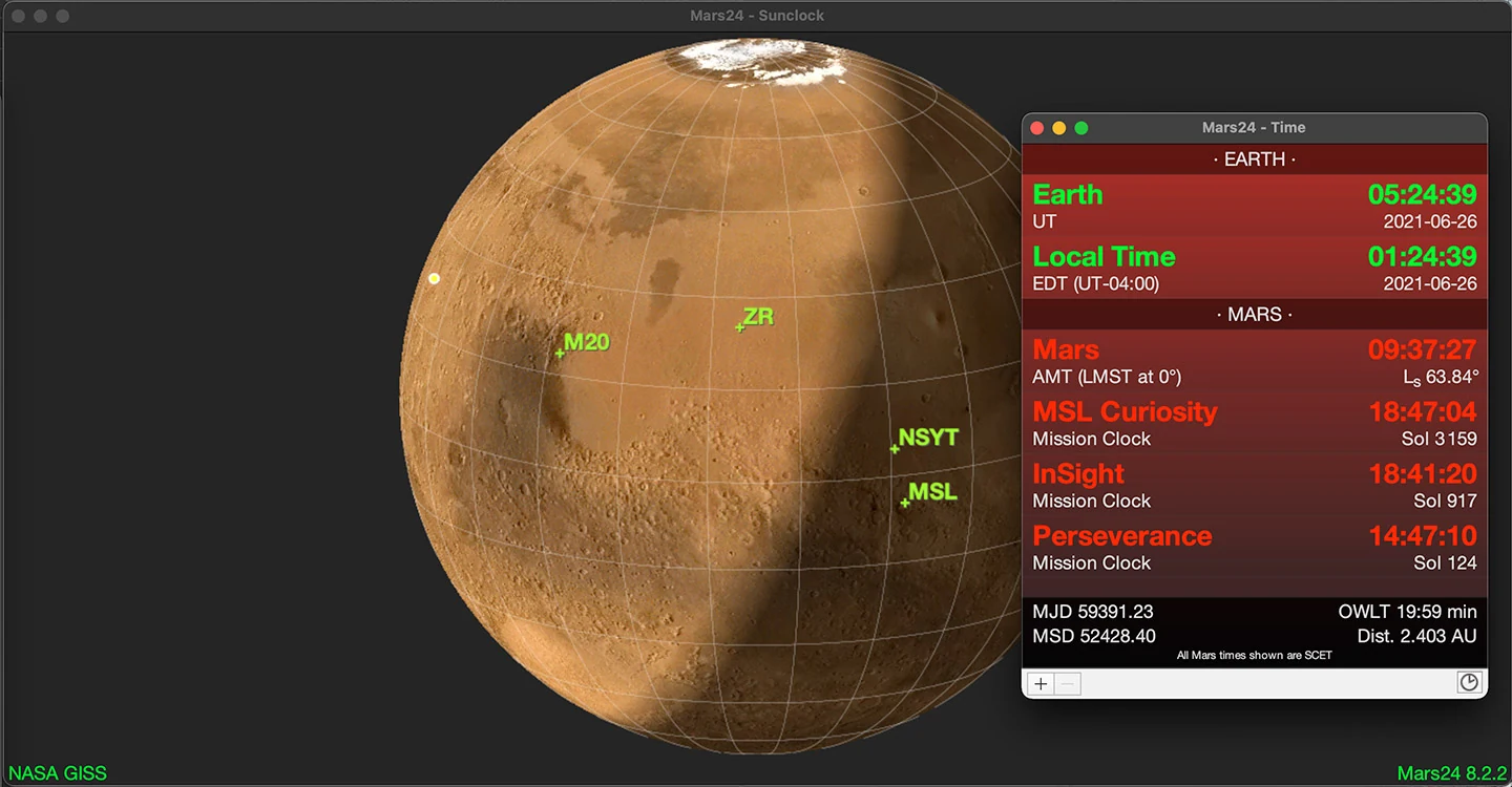 Do You Know What Time It Is? If You're On Mars, Now You Do.