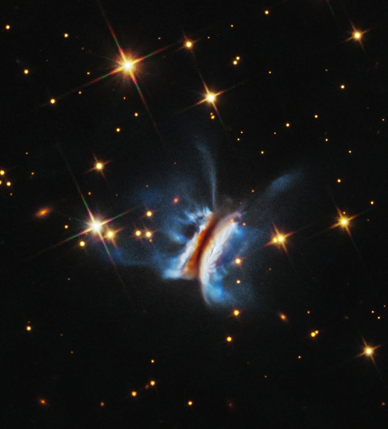 Hubble Reveals Chaos in the Largest Planet Nursery Ever Seen