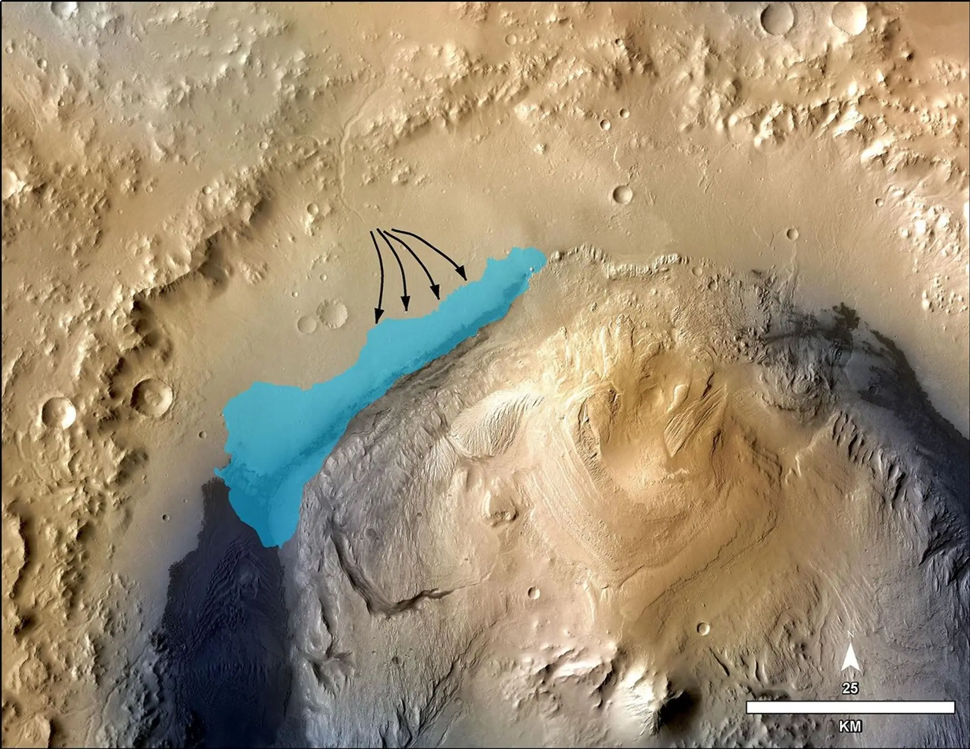 To Keep Water Liquid, the Red Planet Needed to Freeze